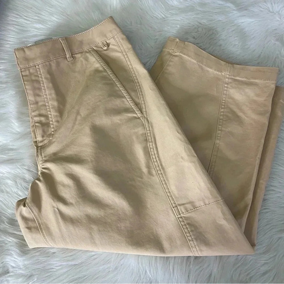 Maeve Curved Cropped Chino Pants Anthropologie Size 8 - Picture 9 of 9